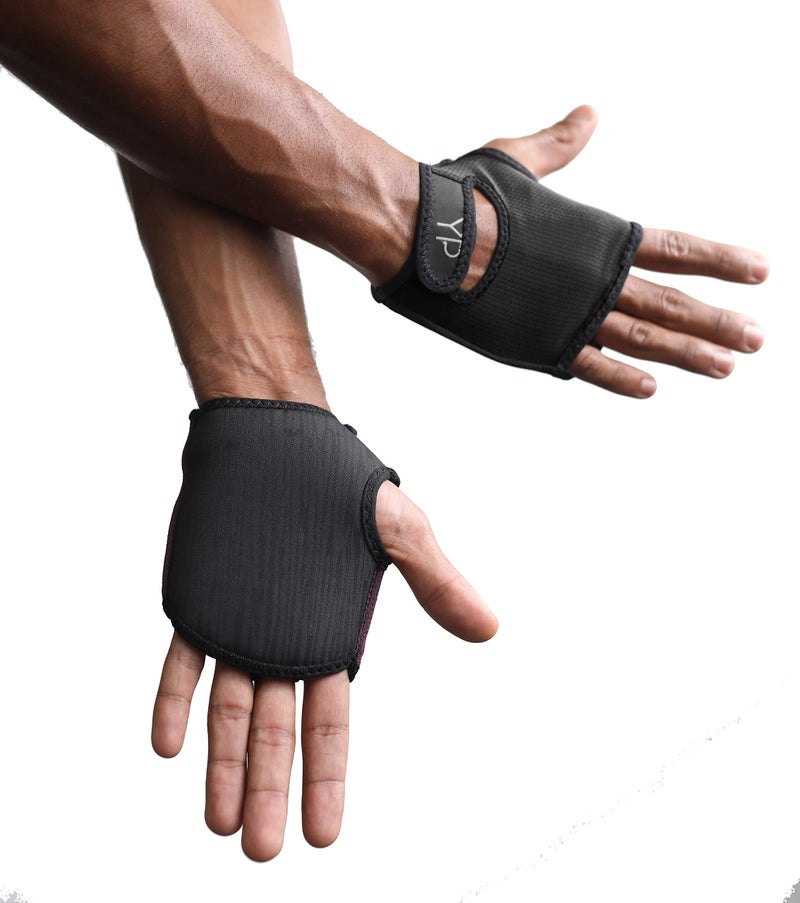 YogaPaws Elite Padded Anti Slip Grip Gloves for Women and Men for Yoga, Power Yoga, Pilates, Cycling, Crossfit, Outdoor Exercise, Weight Training and for Sweaty Hands - Image 1